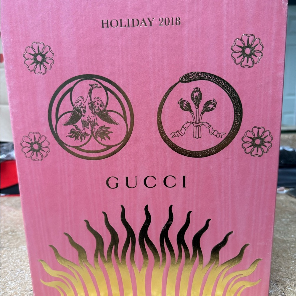 Gucci Pink and Gold Chevron Quilted Shoulder Bag - Picture 14 of 16